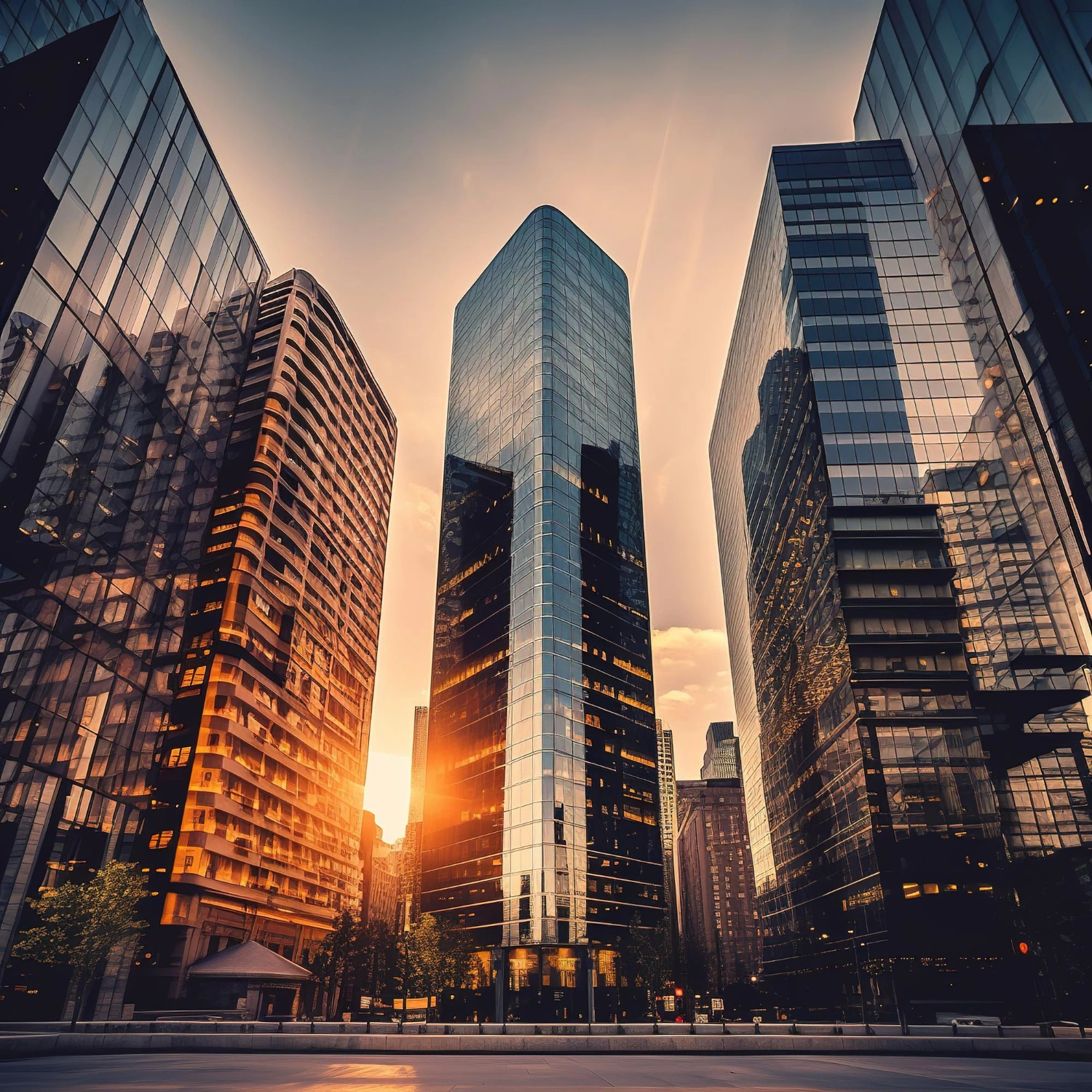 Profissionais em ambiente de trabalho colaborativo